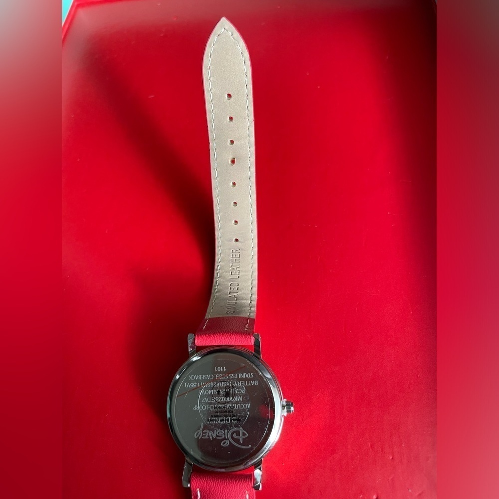Disney Red and Cream Watch with Silver Accents - Picture 8 of 10